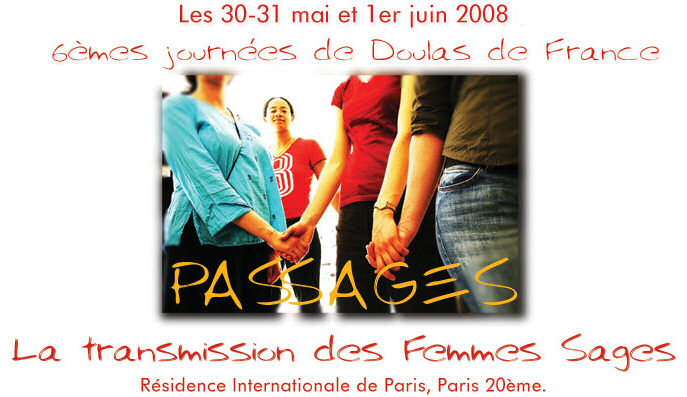 6�mes journ�es des doulas, 30-31 mai et 1er juin 2008