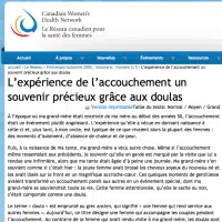 L’expérience de l’accouchement un souvenir précieux grâce aux doulas