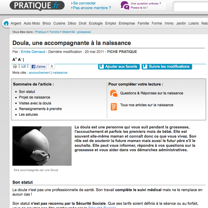 Doula Une Accompagnante A La Naissance Association Doulas De France