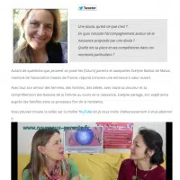 Lire la suite à propos de l’article Doula, une présence féminine pour accompagner la naissance