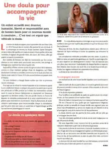 Biocontact une doula pour accompagner la vie