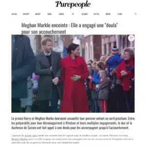 20190204 Purepeople Meghan Markle Prince Harry doula