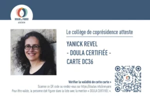 Carte professionnelle Doulas de France